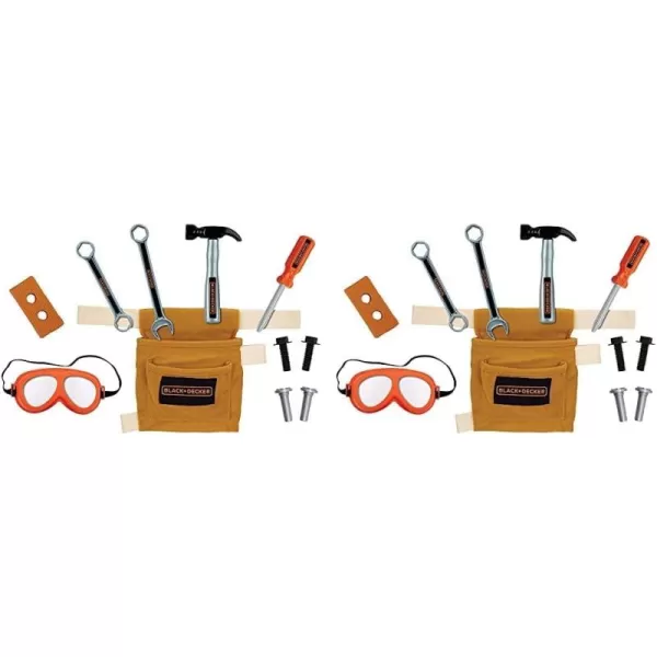 Black &amp; Decker Jr. Tool Belt Set with 11 Tools and Accessories)
