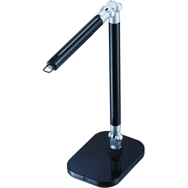 Black and Decker Office LED5ELIGHT-WHTRED PureOptics Exalt Flash 5W Flicker-Free Natural Daylight LED Desk Lamp, 13.5" x 6" x 19", White/Red