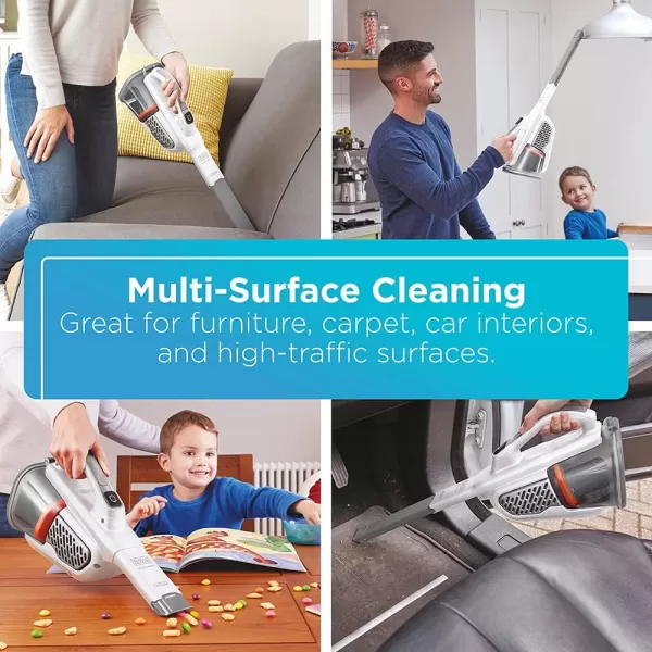 BLACK+DECKER 12V MAX dustbuster AdvancedClean+ Cordless Hand Vacuum 