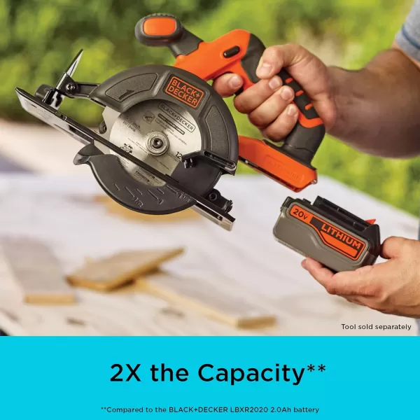 BLACK+DECKER 20V MAX 4Ah Lithium Ion Battery 