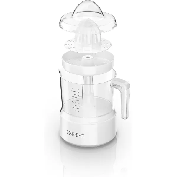 BLACK+DECKER 32oz Electric Citrus Juicer, CJ625, Pressure Activated, Adjustable Pulp Control, Dishwasher-Safe