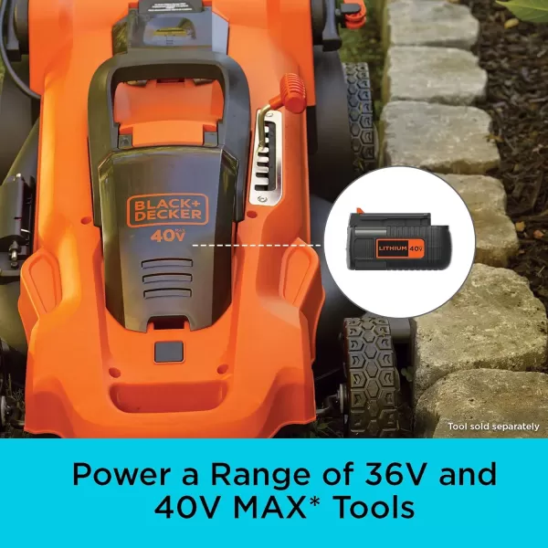 BLACK+DECKER 40V MAX Battery, Lithium Ion, 2.5-Ah 