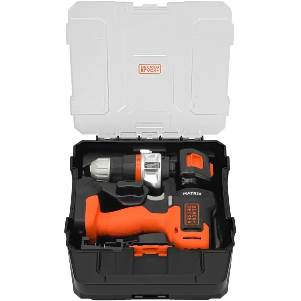 BLACK+DECKER BLACK+DECKER MATRIX 2V MAX* Drill + Sander Combo Kit with Storage Case 
