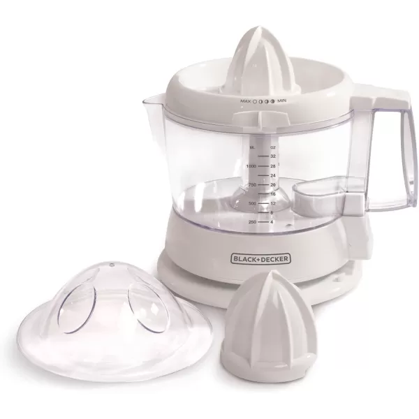 BLACK+DECKER CJ630 32-Ounce Electric Citrus Juicer, White