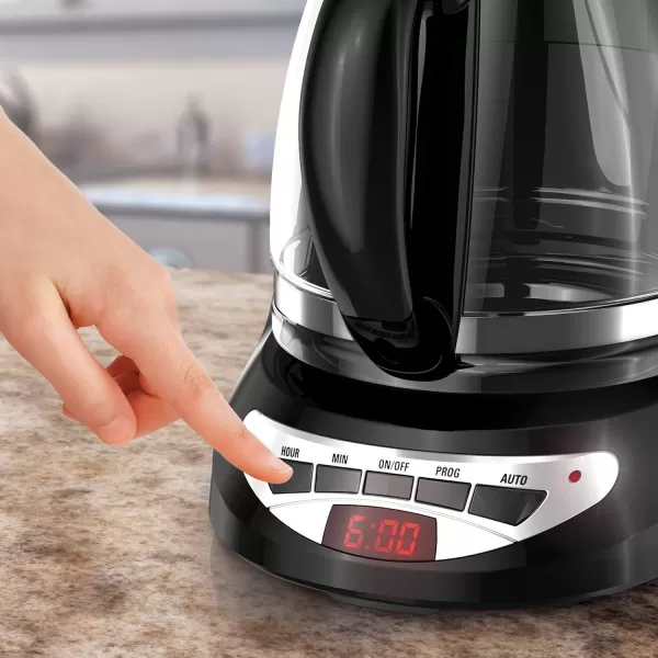 BLACK+DECKER CM2020B 12-Cup* Programmable Coffeemaker, Black