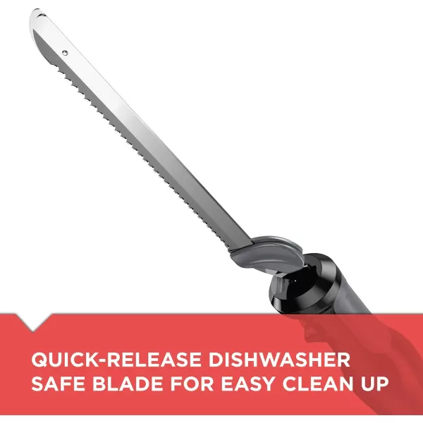 BLACK+DECKER Comfort Grip Electric Knife with 7-Inch Stainles Steel Blades