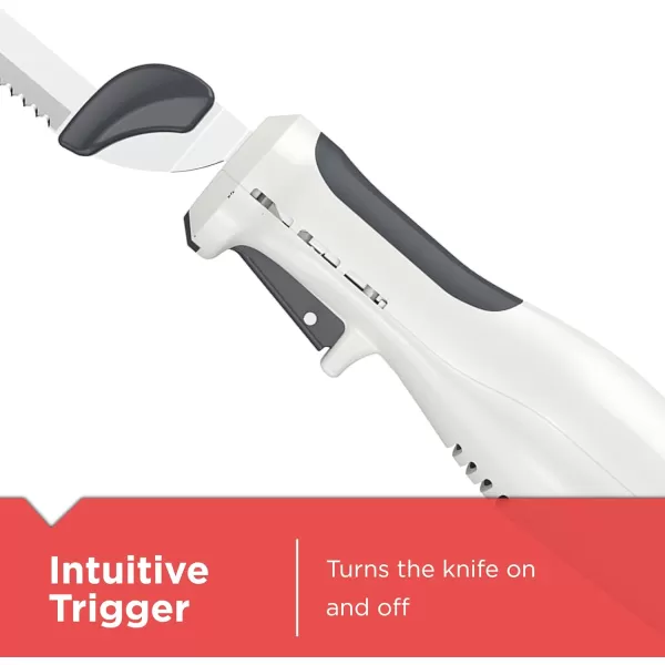 BLACK+DECKER Comfort Grip Electric Knife with 7-Inch Stainles Steel Blades