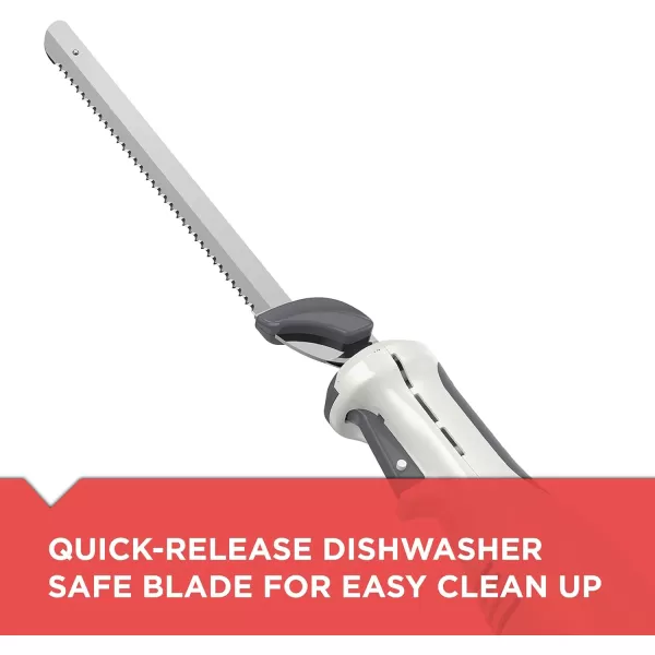 BLACK+DECKER Comfort Grip Electric Knife with 7-Inch Stainles Steel Blades