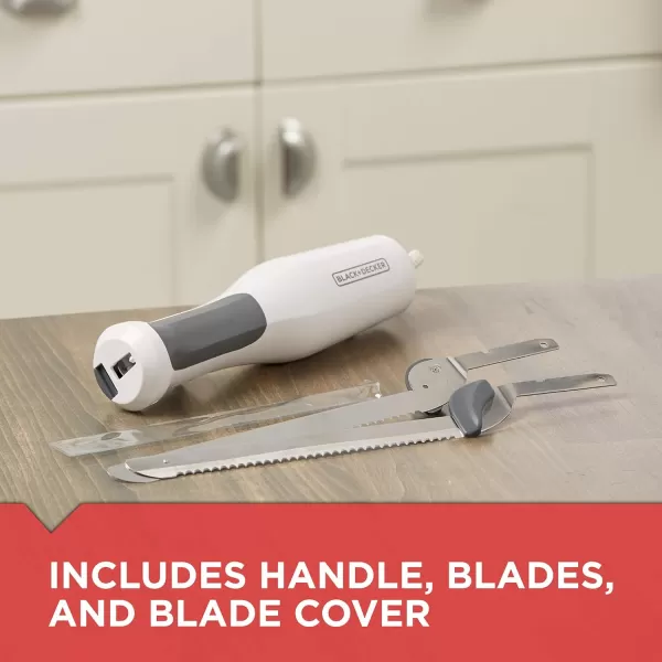 BLACK+DECKER Comfort Grip Electric Knife with 7-Inch Stainles Steel Blades