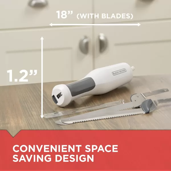 BLACK+DECKER Comfort Grip Electric Knife with 7-Inch Stainles Steel Blades