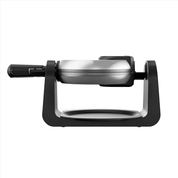 BLACK+DECKER Flip Waffle Maker, WM1404S, 7" Round Belgian Waffles, Ready Light Indicator