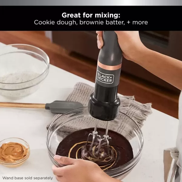 BLACK+DECKER Kitchen Wand Attachment Hand Mixer 