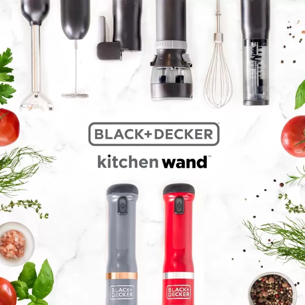 BLACK+DECKER Kitchen Wand Attachment Whisk, 5 Speed Setting 