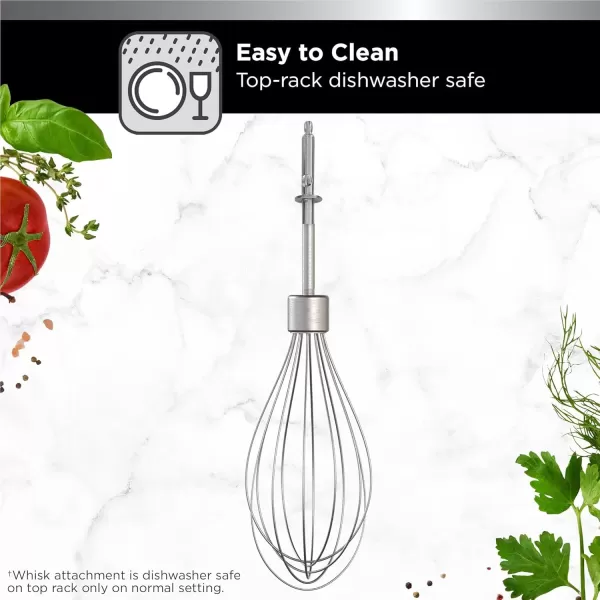 BLACK+DECKER Kitchen Wand Attachment Whisk, 5 Speed Setting 