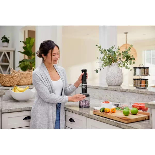 BLACK+DECKER Kitchen Wand Cordless Immersion Blender, 4 in 1 Multi Tool Set, Hand Blender with Charging Dock, Red 
