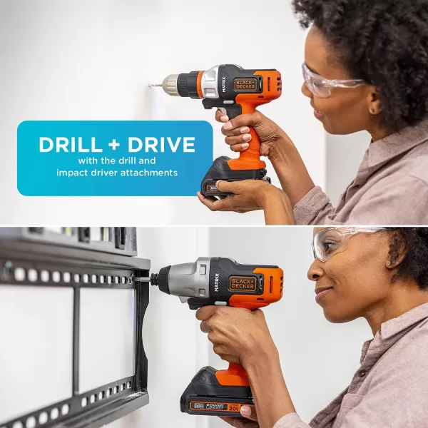 BLACK+DECKER Matrix Jig Saw Attachment For Cordless Drill 