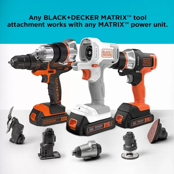 BLACK+DECKER Matrix Jig Saw Attachment For Cordless Drill 