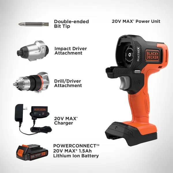 BLACK+DECKER Matrix Jig Saw Attachment For Cordless Drill 