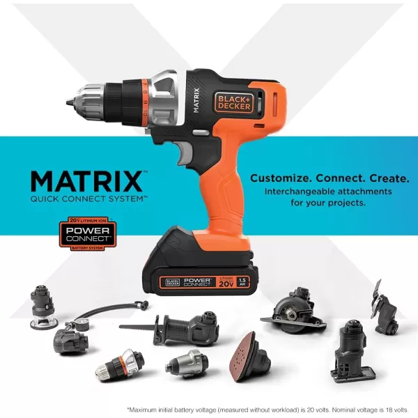 BLACK+DECKER Matrix Oscillating Tool Attachment 