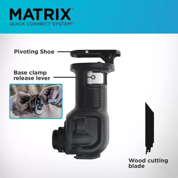 BLACK+DECKER Reciprocating Saw Accessory For Cordless Drill 