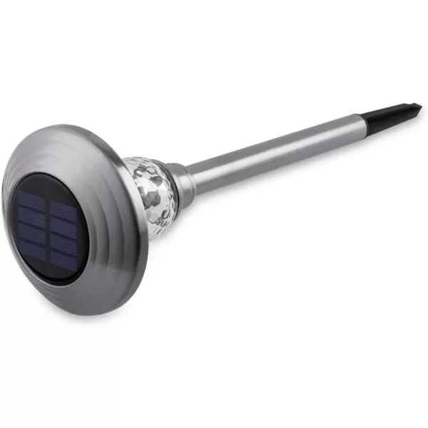 BLACK+DECKER Solar-Powered Outdoor Disk Light - 8 Pack 