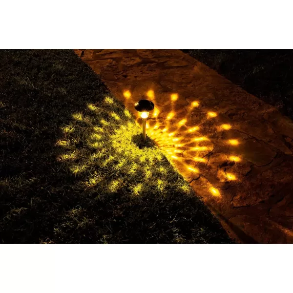 BLACK+DECKER Solar-Powered Outdoor Disk Light - 8 Pack 