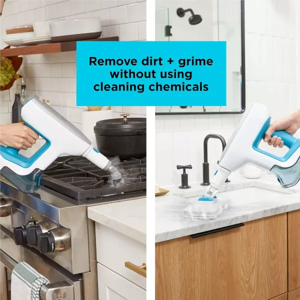 BLACK+DECKER Steamer, 7 Attachments for Multipurpose Cleaning, Includes Storage Wall Mount 