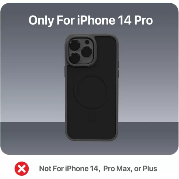 BLACK+DECKER for iPhone 14 Cases, Compatible with MagSafe, Shockproof Military-Grade Protection, Magnetic Phone Case for iPhone 14, Blue [Changeable Buttons, Lanyard]