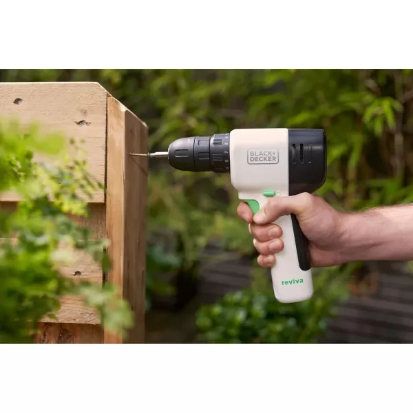 BLACK+DECKER reviva 12V Cordless Drill, 230 lb Torque, Made from Recyled Material 