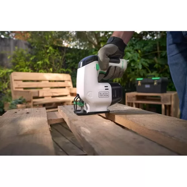 BLACK+DECKER reviva 12V MAX Jig Saw, Cordless, Ideal for Wood, Metal, or Plastic 