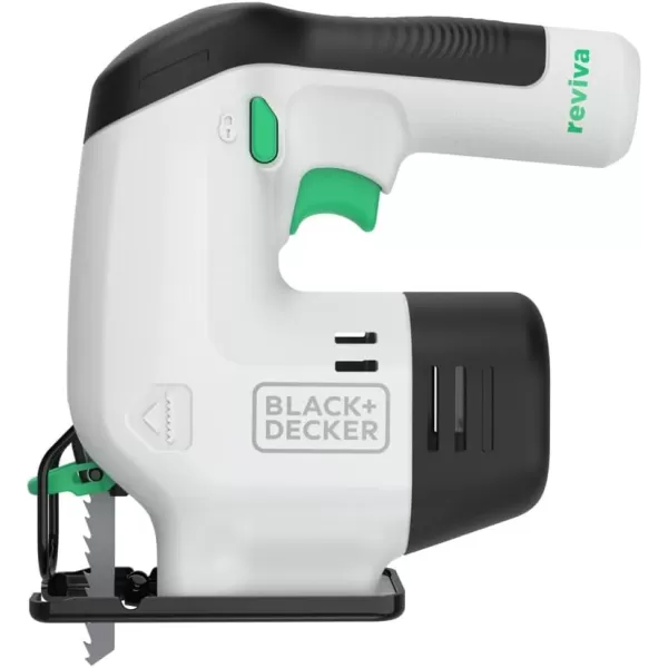 BLACK+DECKER reviva 12V MAX Jig Saw, Cordless, Ideal for Wood, Metal, or Plastic 