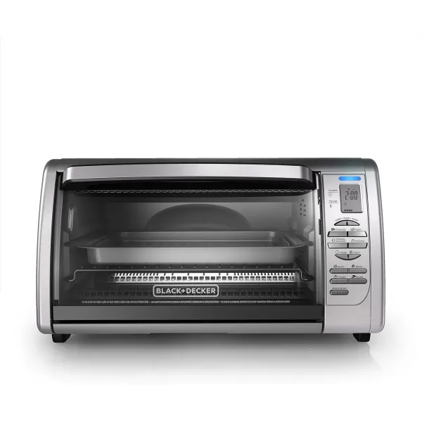 Black+Decker Countertop Convection Toaster Oven, Stainless Steel