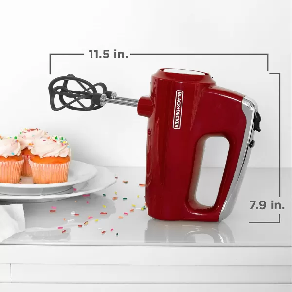 Black+Decker MX600L Helix Performance Premium Hand, 5-Speed Mixer, Lime Green, small