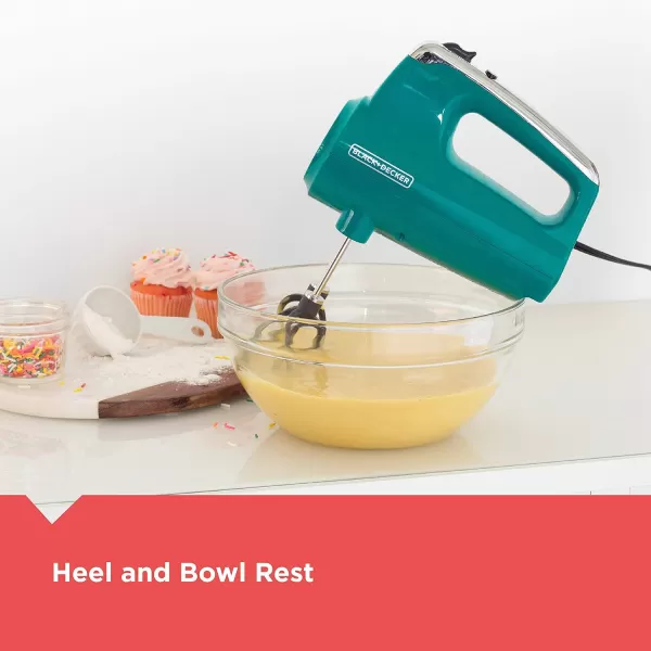 Black+Decker MX600L Helix Performance Premium Hand, 5-Speed Mixer, Lime Green, small