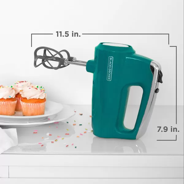 Black+Decker MX600L Helix Performance Premium Hand, 5-Speed Mixer, Lime Green, small