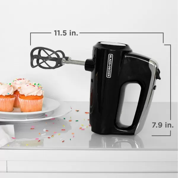 Black+Decker MX600L Helix Performance Premium Hand, 5-Speed Mixer, Lime Green, small