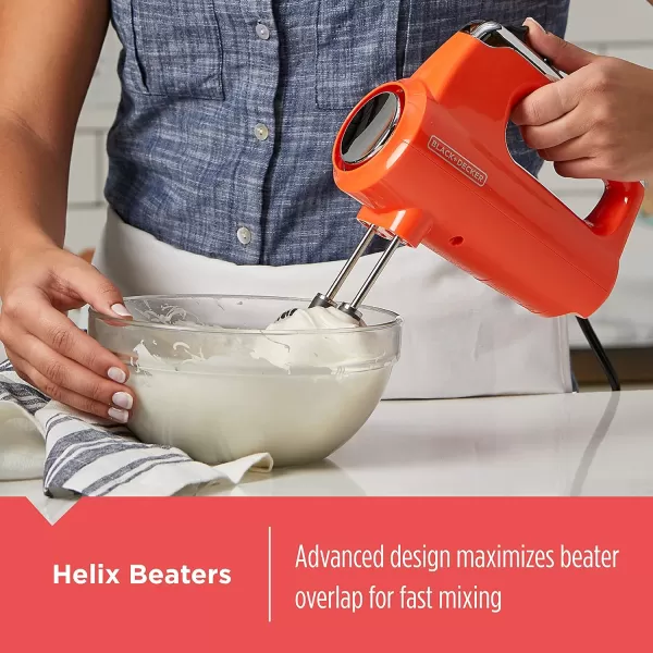 Black+Decker MX600L Helix Performance Premium Hand, 5-Speed Mixer, Lime Green, small