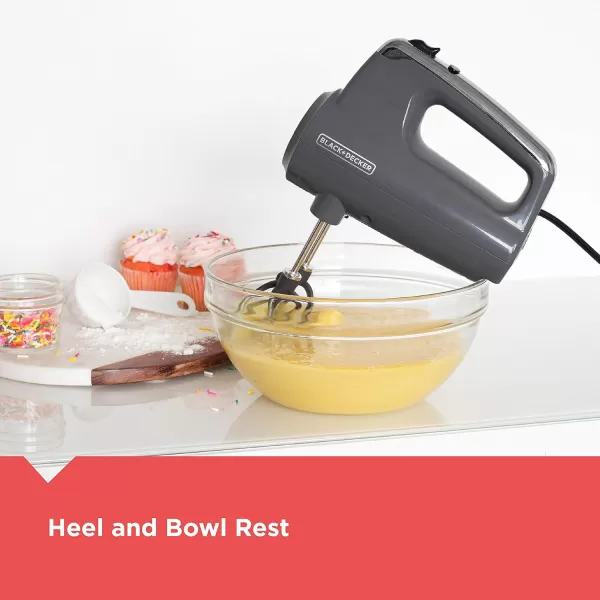 Black+Decker MX600L Helix Performance Premium Hand, 5-Speed Mixer, Lime Green, small
