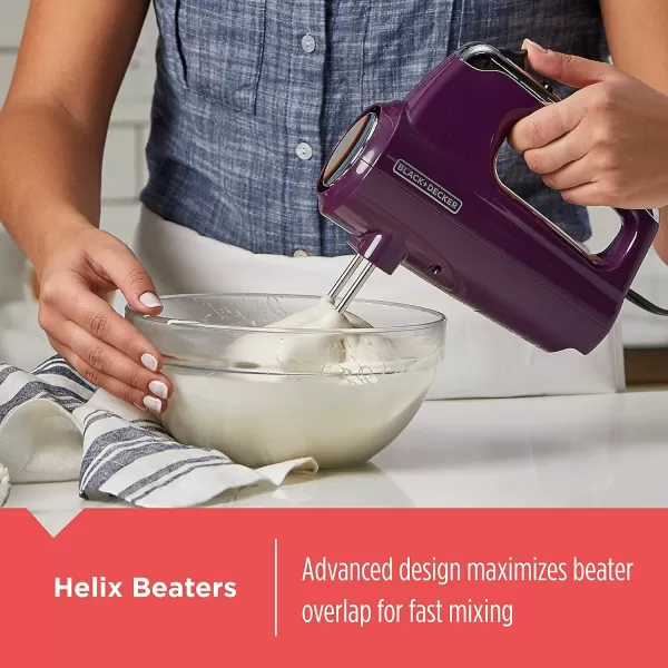 Black+Decker MX600L Helix Performance Premium Hand, 5-Speed Mixer, Lime Green, small