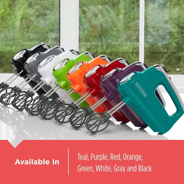 Black+Decker MX600L Helix Performance Premium Hand, 5-Speed Mixer, Lime Green, small