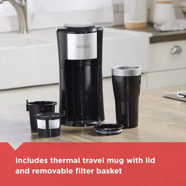 Single Serve Coffeemaker, Black