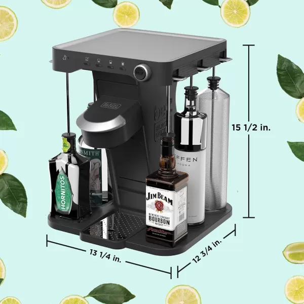 bev by BLACK+DECKER Cocktail Maker Machine and Drink Maker for Bartesian capsules 