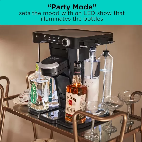 bev by BLACK+DECKER Cocktail Maker Machine and Drink Maker for Bartesian capsules 