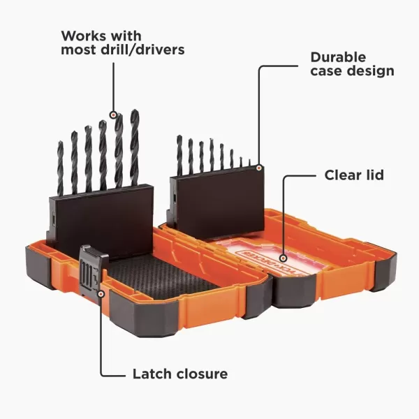 beyond by BLACK+DECKER Drill Bit Set, 14-Piece )