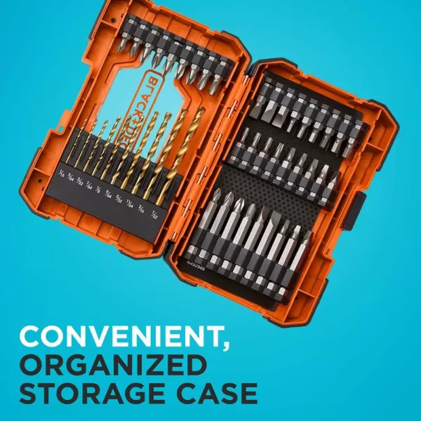 beyond by BLACK+DECKER Drill Bit Set / Screwdriver Bit Set, 46-Piece 