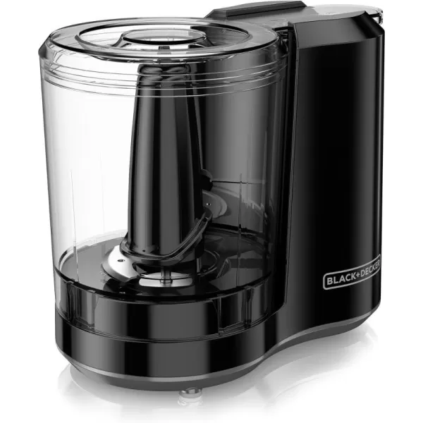 BLACK+DECKER 1.5-Cup Electric Food Chopper, HC150B, One Touch Pulse, 150W Motor, Stay-Sharp Blade, Dishwasher Safe