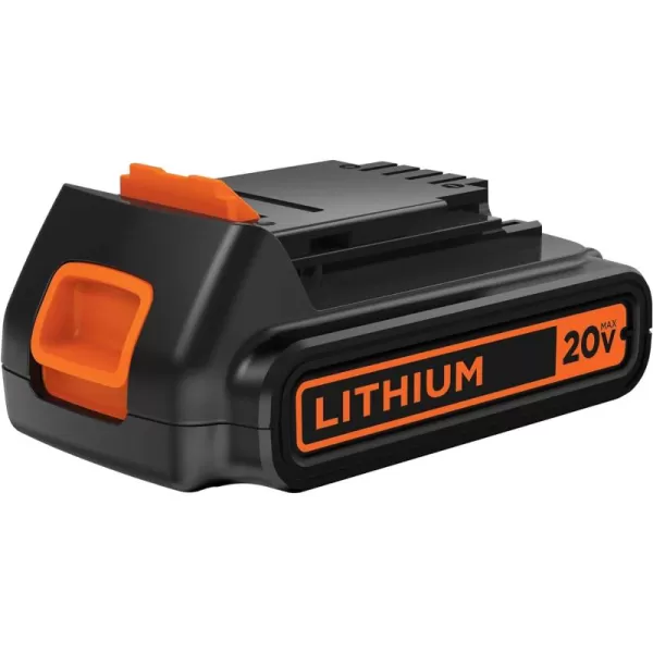 BLACK+DECKER 20V MAX Battery, 1.5Ah Lithium Ion Battery, Extended Runtime, Compatible with Tools, Outdoor Equipment and 20V Vacuums 