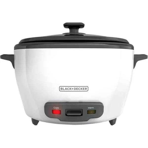 BLACK+DECKER 3-Cup Rice Cooker, RC503, 1.5-cup Uncooked Rice, Steaming Basket, Removable Non-Stick Bowl, One Touch