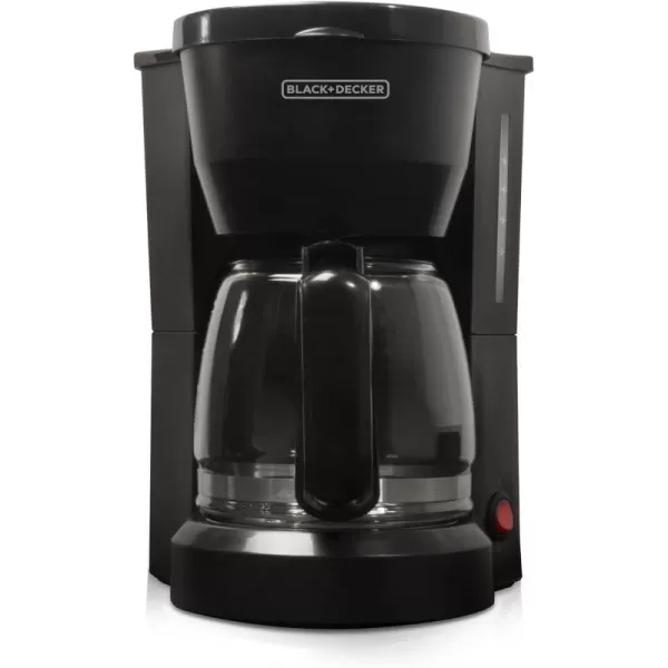 BLACK+DECKER 5-Cup Coffeemaker, Black, DCM600B