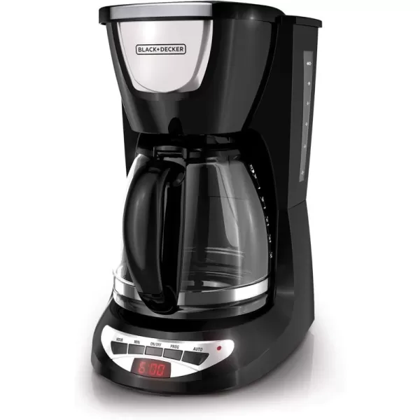 BLACK+DECKER CM2020B 12-Cup* Programmable Coffeemaker, Black